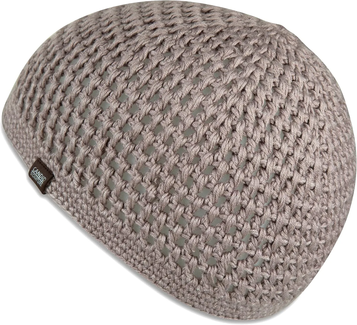SnugZero Skull Cap for Men - Handmade Knit in Breathable Cooling Bamboo Cotton - Helmet Liner Sleep Kufi Hat