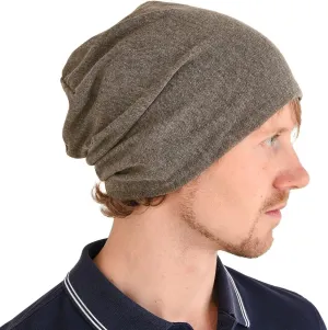 Summer Beanie Slouch Hat, Thin Baggy Knit Cap for Women and Slouchy Hats for Men, Soft Breathable and Light Weight