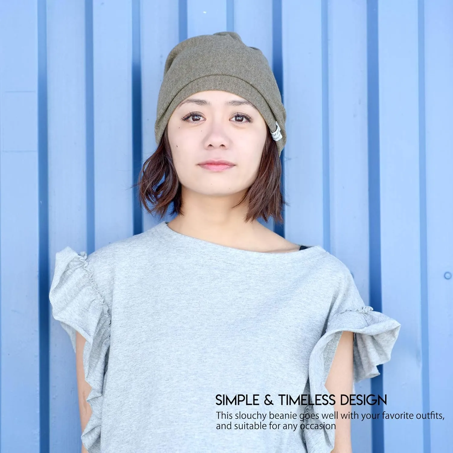 Summer Beanie Slouch Hat, Thin Baggy Knit Cap for Women and Slouchy Hats for Men, Soft Breathable and Light Weight