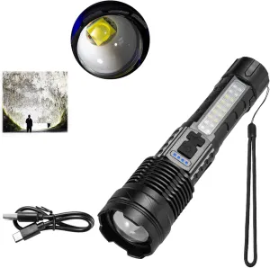 Suptruck Voltguard 95,000,000 Flashlight, Suptruck Voltguard X95 Tactical Flashlight, Suptruck Flash Flashlight, Rechargeable, Ultra-Bright & Compact 