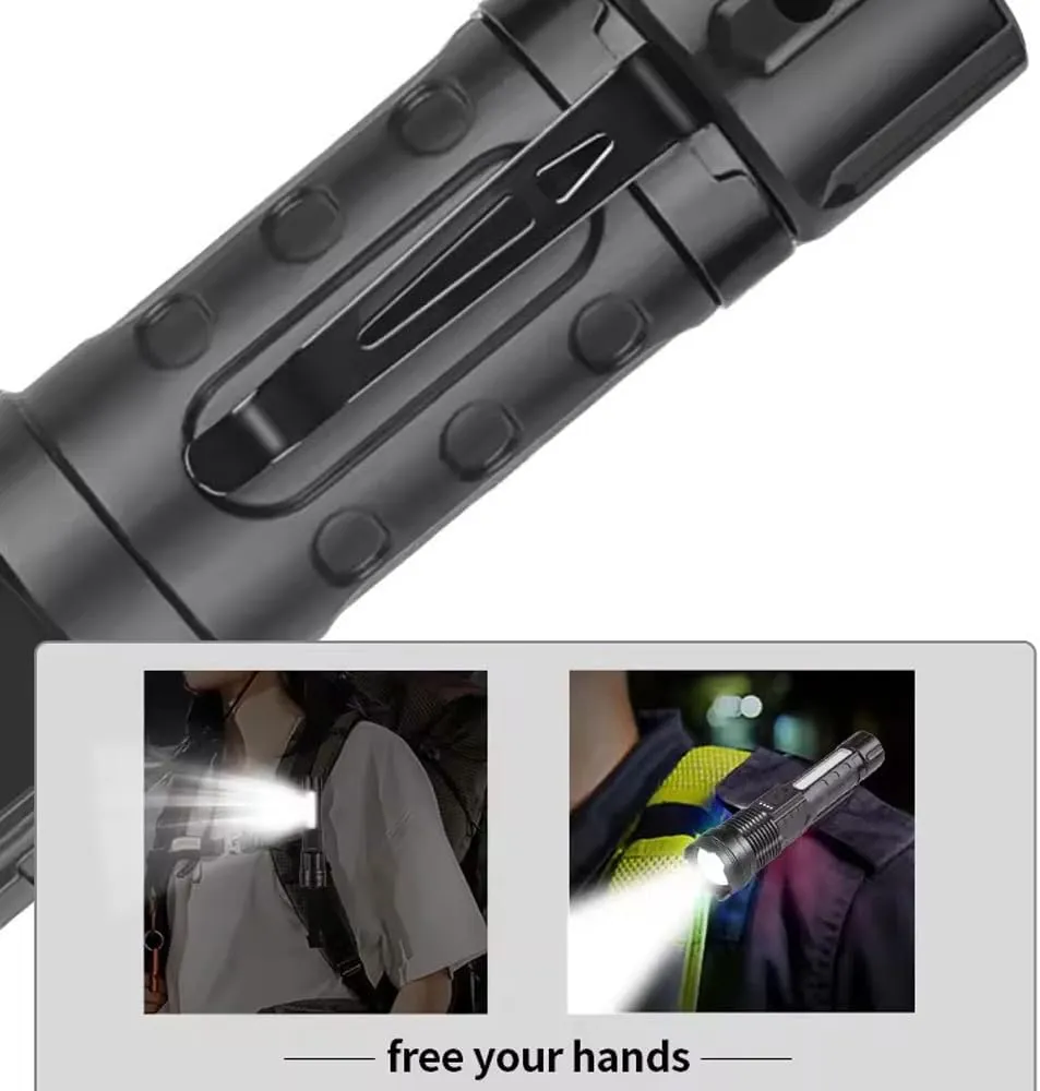 Suptruck Voltguard 95,000,000 Flashlight, Suptruck Voltguard X95 Tactical Flashlight, Suptruck Flash Flashlight, Rechargeable, Ultra-Bright & Compact 