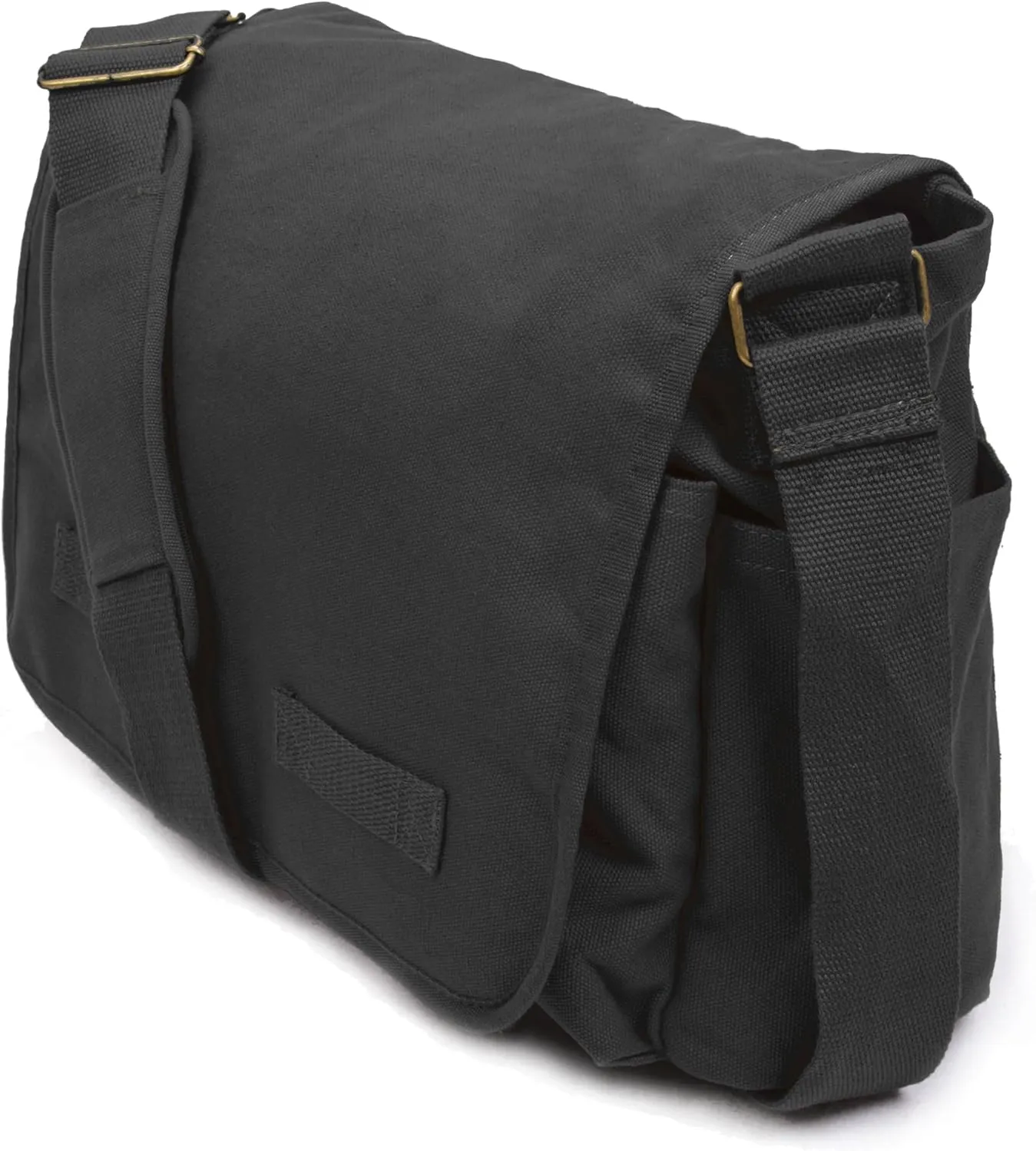 Sweetbriar Classic Vintage Messenger Bag - Original Heavyweight Cotton Canvas Shoulder Bag with Upgraded Features