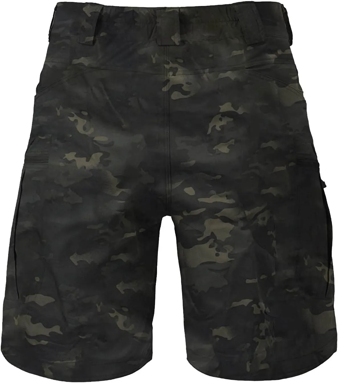 Tactical Cargo Shorts for Men Stretch Waist Waterproof Relaxed Fit Work Shorts Lightweight Hiking Short with Pockets