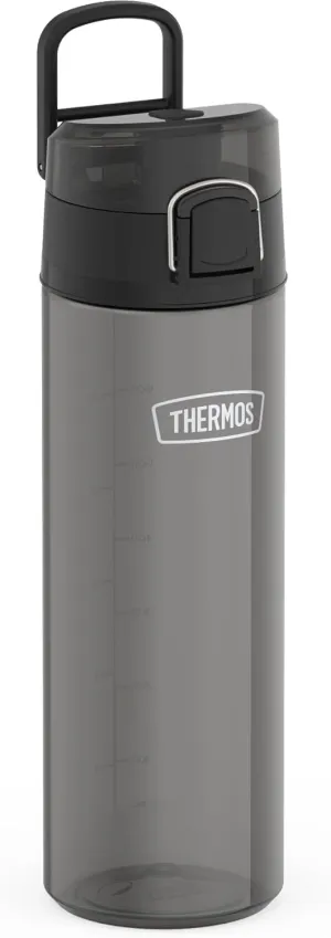 THERMOS ICON SERIES Lightweight Hydration Bottle - Durable Water Bottle Made with Tritan by Eastman with High-Flow Spout Lid for Easy Chugging During your Busy Day - 26oz, Smoke