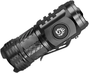 Three-Eyed Mini Flashlight, Mini Flash Super Power Flashlight, USB Chargeable LED Torchlights with Intense Lumens, Mini Petite Flash Super Power Torch, 8.1*3*2.8cm/3.12*1.2*1.1in, Black
