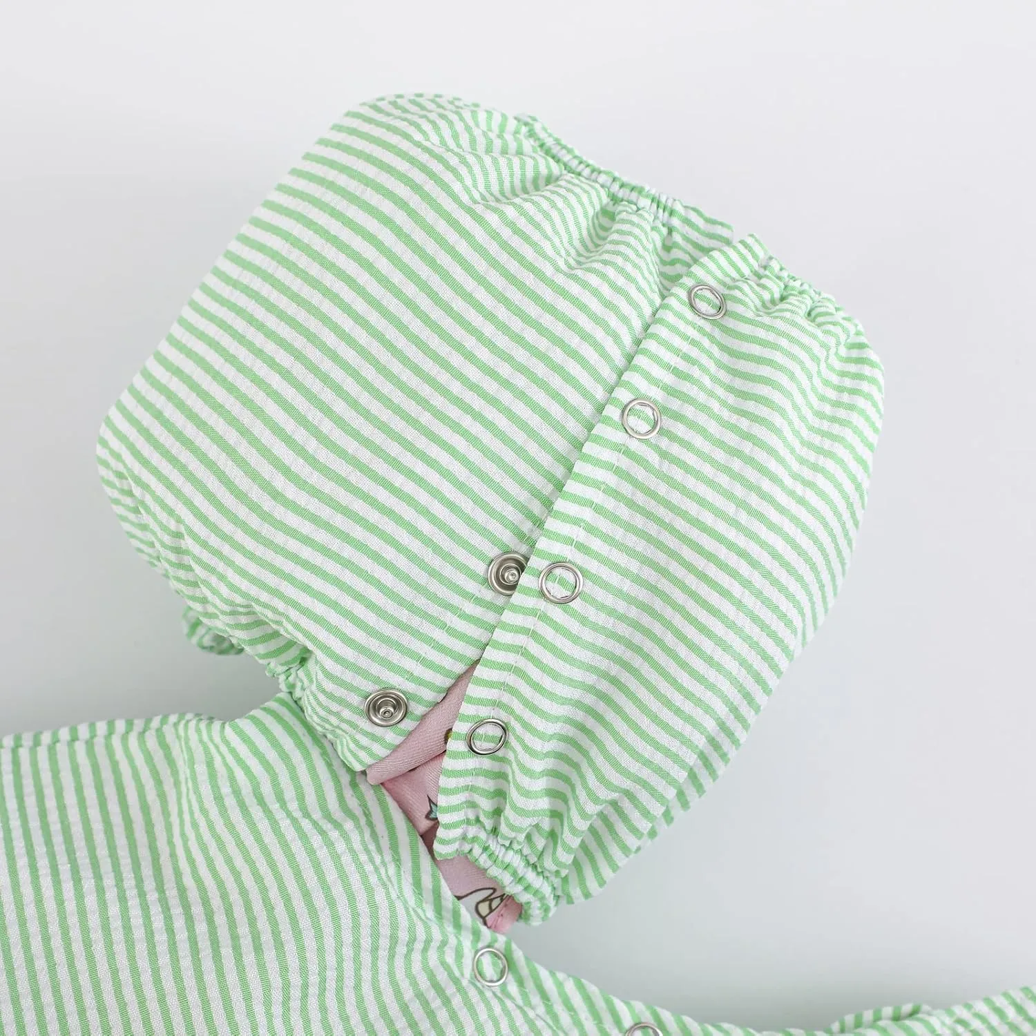 Toddler Kids Gingham Seersucker Flotation Device Cover Baby Swim Puddle Jumper Cover Life Jacket/Life Vest