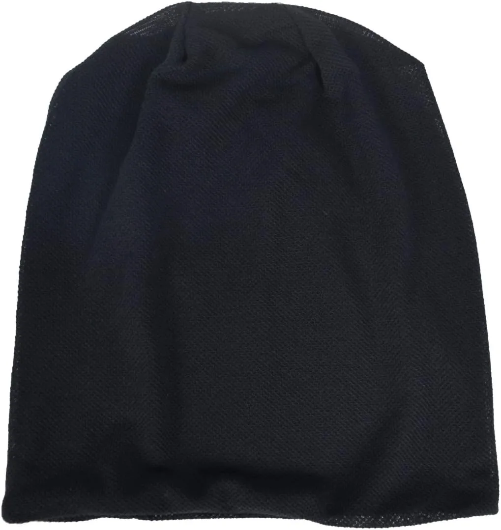 VECRY Men Slouch Hollow Beanie Thin Summer Cap Skullcap