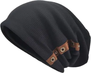 VECRY Men's Oversize Slouch Beanie Slouchy Skullcap Large Baggy Hat